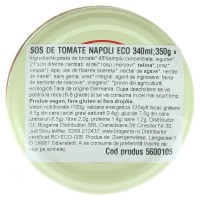 Sos de tomate Napoli fara gluten bio Zwergenwiese